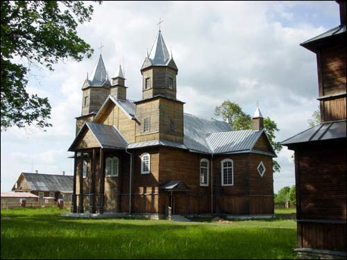 Kiemieliški. Catholic church of the Birthday of the Blessed Virgin Mary