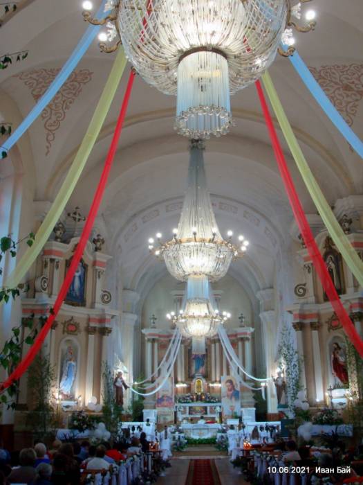 Varniany. Catholic church of St. George