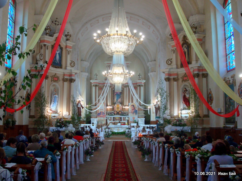 Varniany. Catholic church of St. George