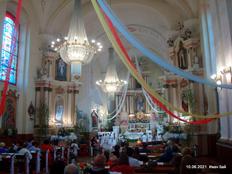 Varniany. Catholic church of St. George