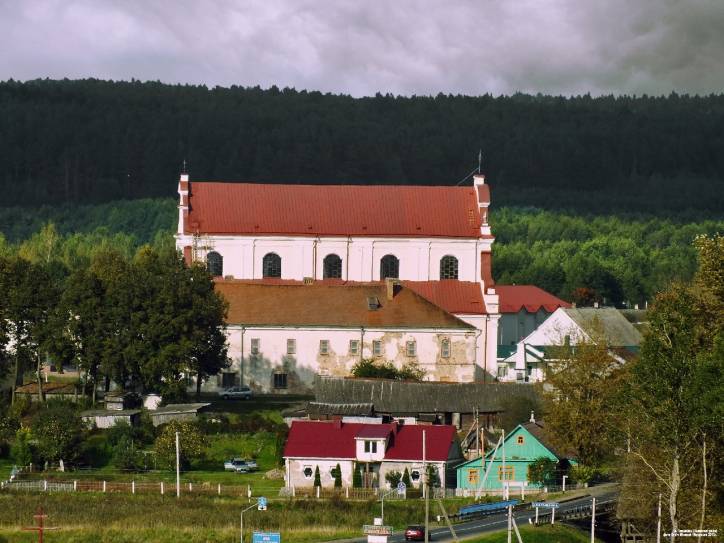 Holszany. Kościół Św. Jana Chrzciciela i klasztor OFM