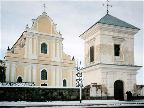 Holszany. Kościół Św. Jana Chrzciciela i klasztor OFM