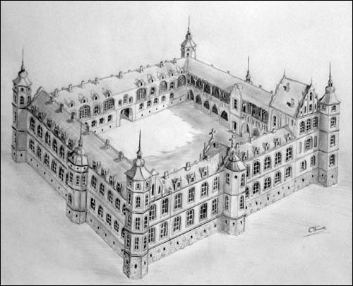  -  Замок Сапегов, руины. Гольшанский замок, реконструкция С. Прищепа