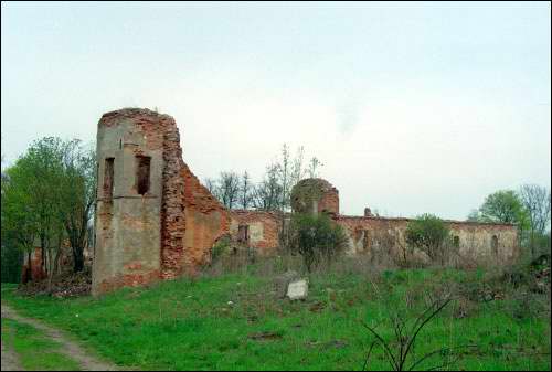  -  Замок Сапегов, руины. Вид с запада