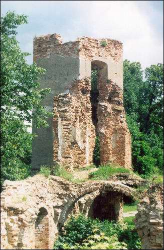  -  Замок Сапегов, руины. Северная вежа, 07.2003