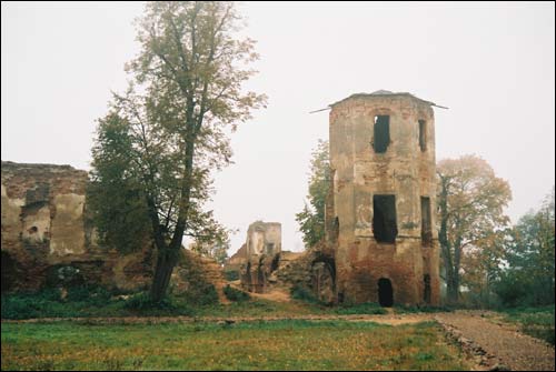  -  Замок Сапегов, руины. Руины замка, вид с востока