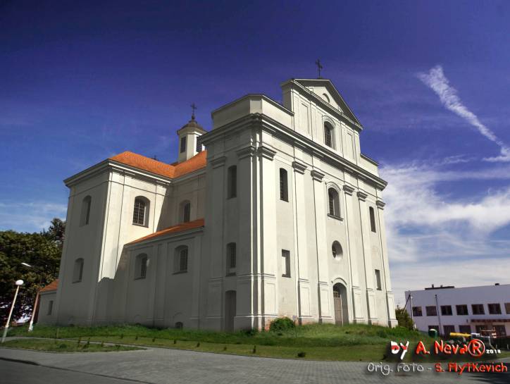 Bierastavica Vialikaja. Catholic church of the Visitation of the Blessed Virgin Mary