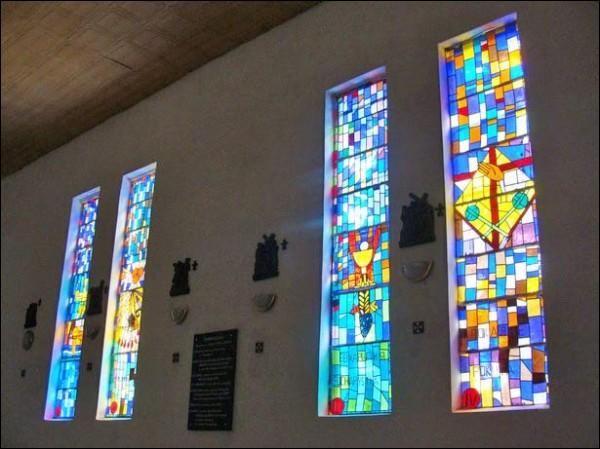 Navajelnia. Catholic church of the Sacred Heart of Jesus