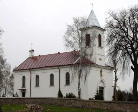 Adamavičy. Catholic church of the Assumption of the Blessed Virgin Mary