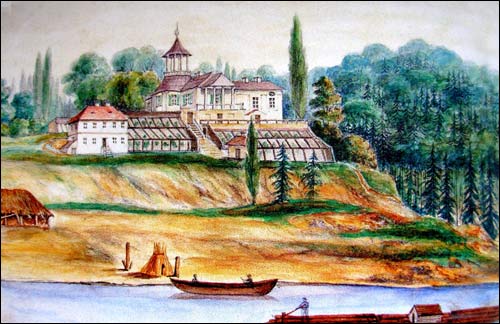 Poniemuń (Grodno). Zespół pałacowo-parkowy Lachnickich