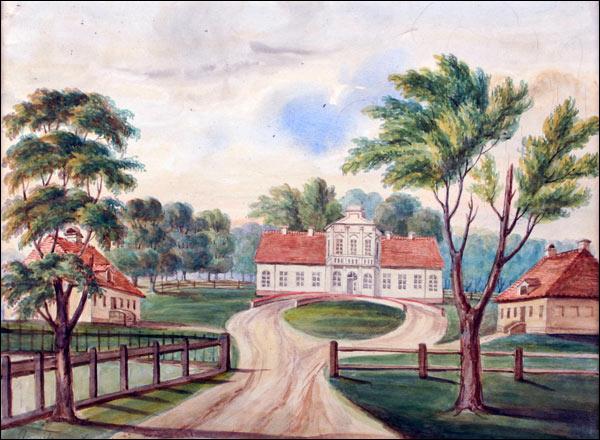  - Усадьба «Станиславова». Усадьба «Станиславова» на рисунке Наполеона Орды