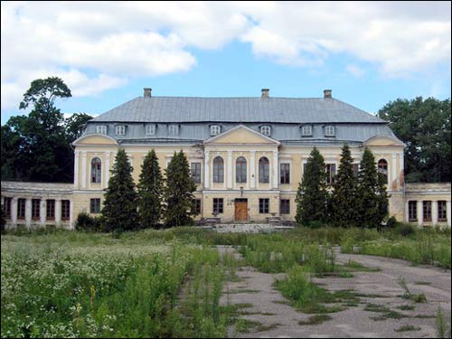 Свяцк |  Палацава-паркавы ансамбль Валовічаў. Палац Валовічаў у Сьвяцку. Галоўны фасад