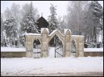 Gate to cemetery Lipniški cemetery Catholic