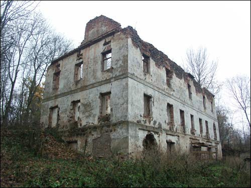 Першамайскі (Обрынь).  Сядзібна-паркавы ансамбль Кашыцаў
