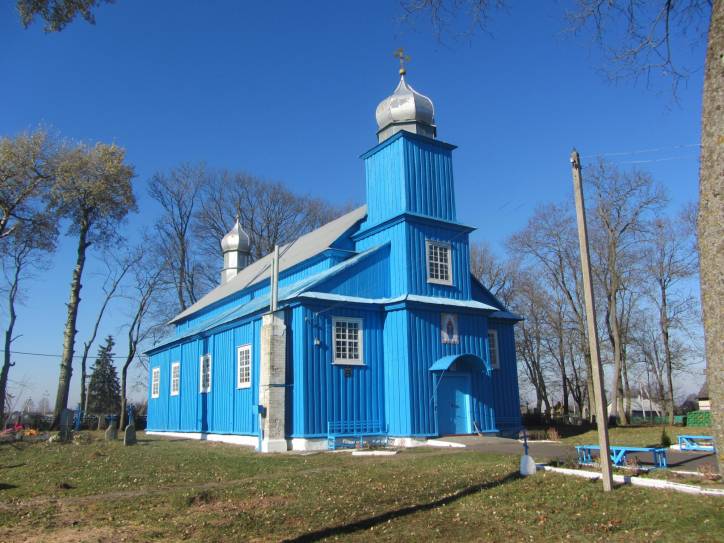 Hančary.  Orthodox church of the Protection of the Holy Virgin
