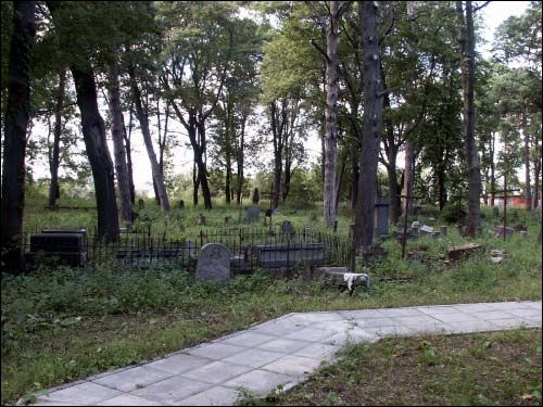  - Cmentarz stary katolicki. Fragment cmentarza