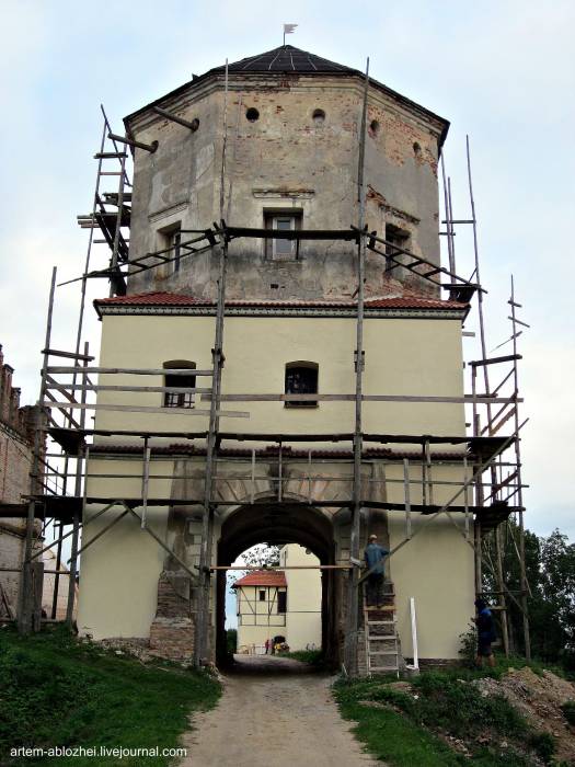 Lubcz.  Zamek Radziwiłłów