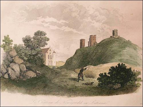 Навагрудак.  Навагрудскі замак, руіны