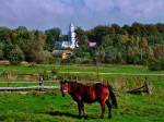 Usielub market town - Catholic church of the Exaltation of the Holy Cross