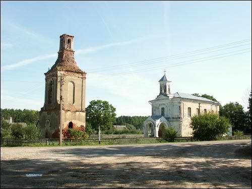 Novadzieviatkavičy. Catholic church of St. Peter and St. Paul