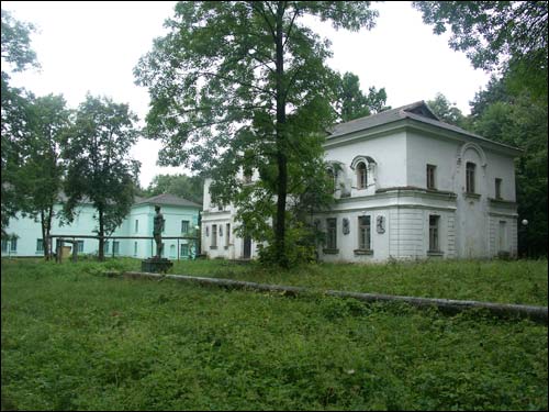  - Estate of Pusłowski. View at guest house and palace from the South East