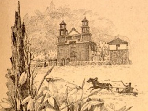 Soły. Catholic church of Mother of God of the Rosary