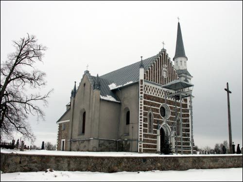 Ražanka. Catholic church of St. Peter and St. Paul