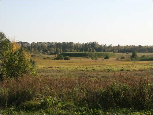 Mscibava. Site of ancient castle 