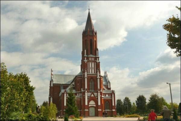 Šyłavičy. Catholic church of the Holy Trinity