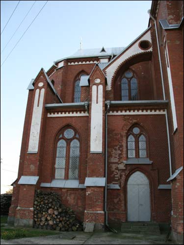 Fragment Šyłavičy. Catholic church of the Holy Trinity