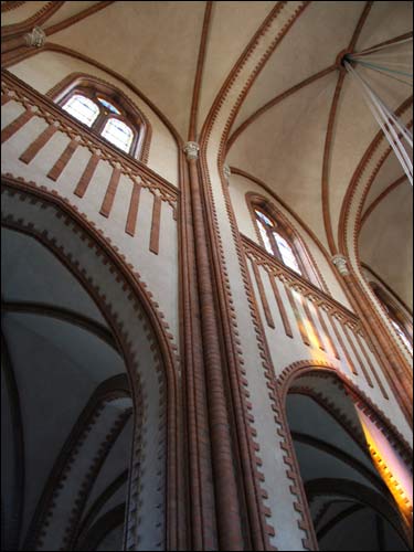 Interior. Fragment Šyłavičy. Catholic church of the Holy Trinity