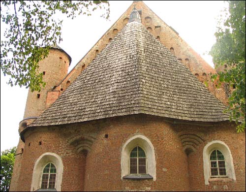 Апсіда. Фрагмент Сынковичи. Церковь Святого Архангела Михаила