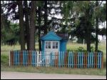 Łozki.  Road chapel 