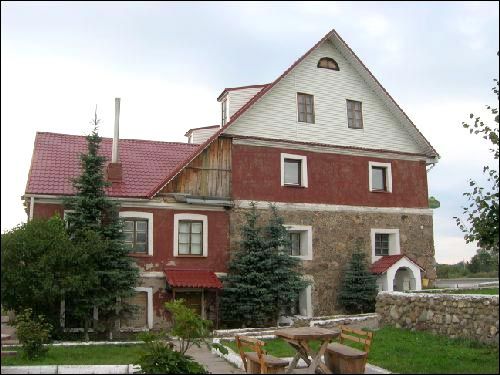  - Młyn wodny . Fasada boczna