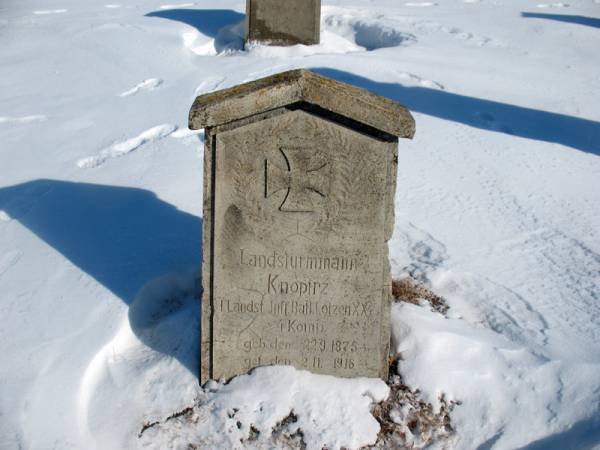 Baruny. Soldierly (WWI) Cemetery 