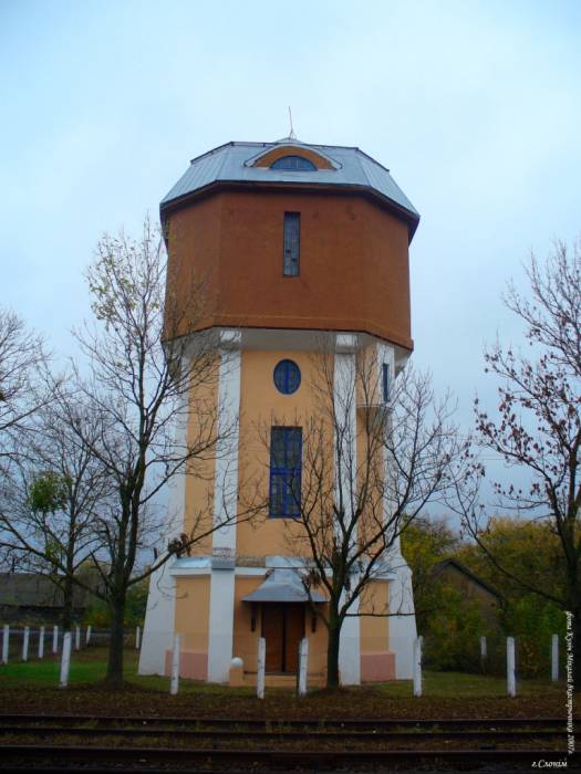  - Вуліцы гораду . Слоним. Водонапорная башня 1-ая пол.XXв.