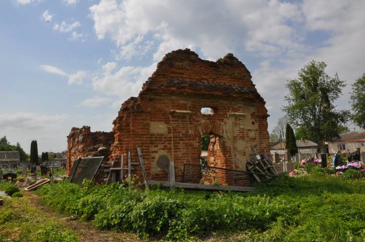  - Chapel at cemetery. 
