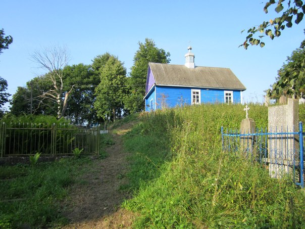 Worobjewicze Małe. Cerkiew cmentarna