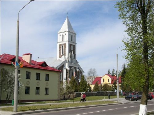 Bierastavica Vialikaja. Town streets 