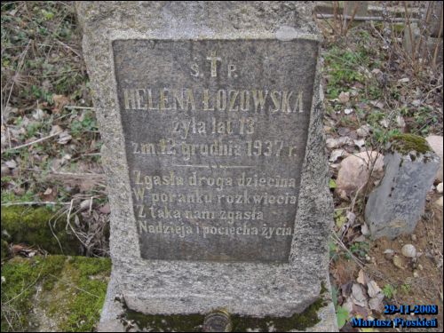  - cemetery Old Catholic. 