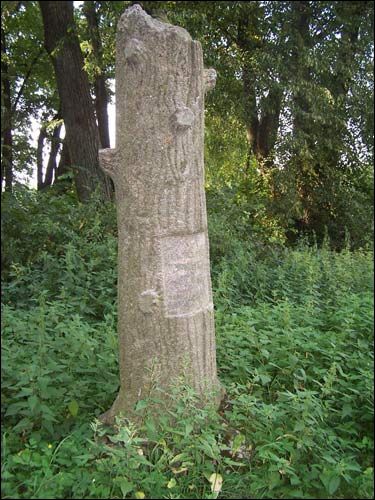 Войново (Любча). Кладбище старое католическое