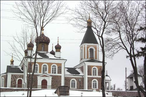 Pačapava. Orthodox church of the Protection of the Holy Virgin
