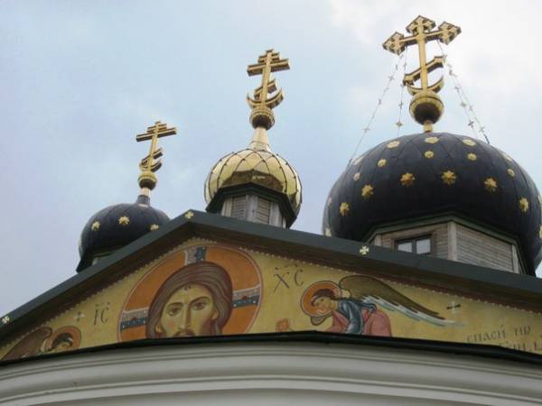Pačapava. Orthodox church of the Protection of the Holy Virgin