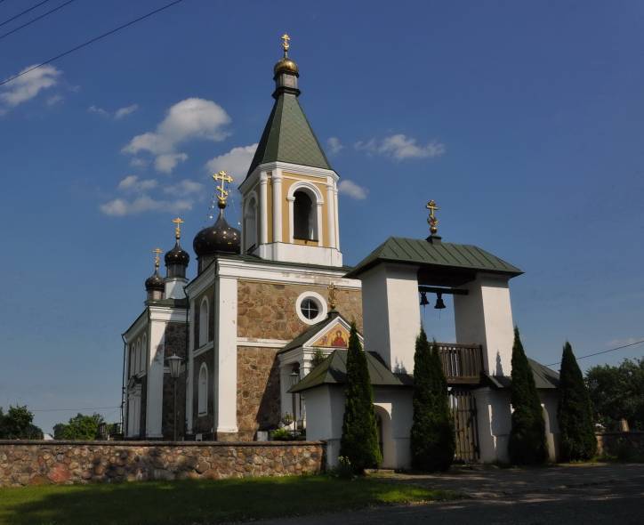 Pačapava. Orthodox church of the Protection of the Holy Virgin