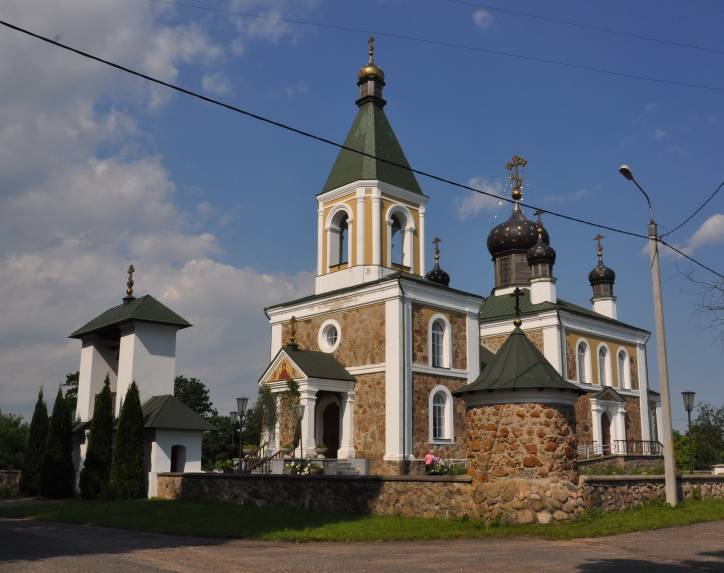 Pačapava. Orthodox church of the Protection of the Holy Virgin