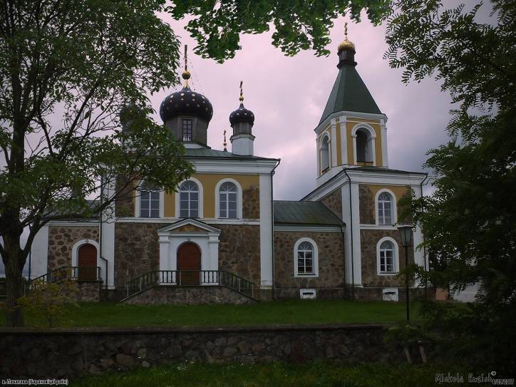 Pačapava. Orthodox church of the Protection of the Holy Virgin