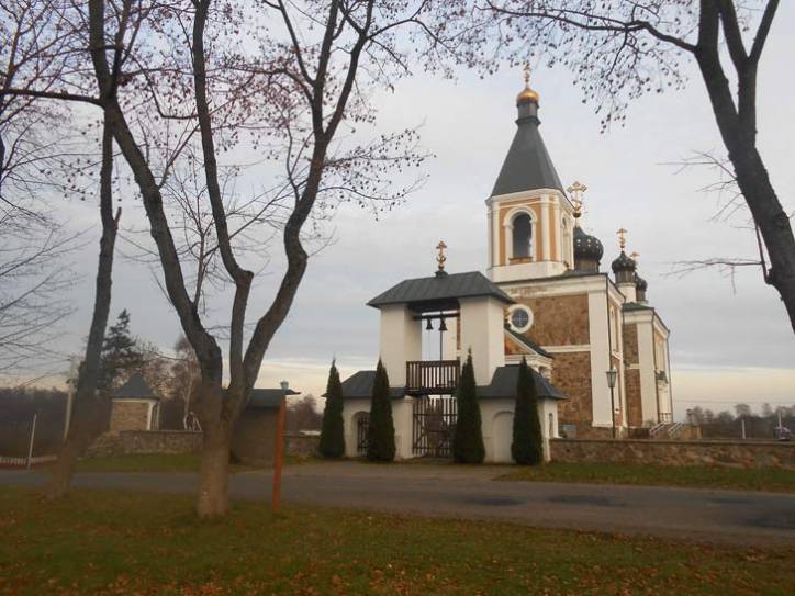 Pačapava. Orthodox church of the Protection of the Holy Virgin