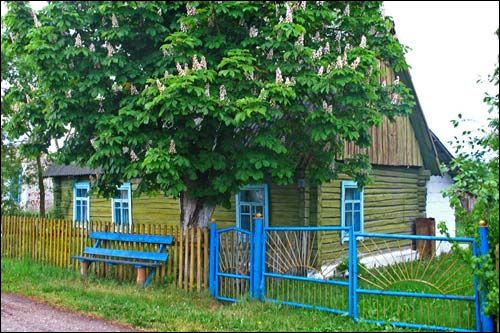 Panižany. In the village 