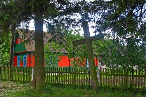 Panižany. In the village 