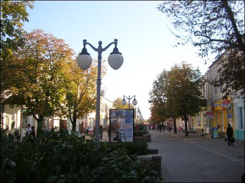 Сучасны бабруйскі 'арбат' Бабруйск. Вуліцы гораду